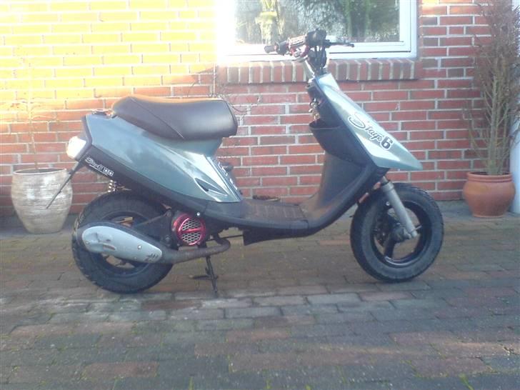 Yamaha Jog As - byttet  - før der kom hebo new performer/titan rør på. billede 3