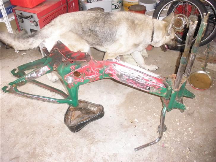 Puch maxi k solgt - det nye stel til den som jeg er ved at slibe ned  billede 5