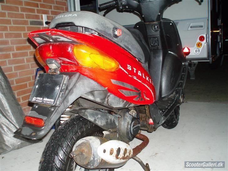 Gilera Stalker Billig billig - Næsten en hel halogen pære der lyser nummerpladen op.. billede 5