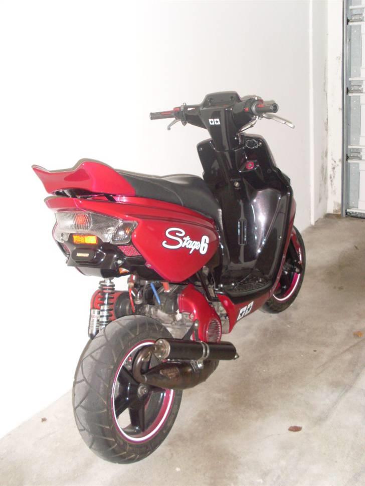 Yamaha bws spy // Solgt - lige malet den lange lyddæmper sort igen, nu er den pæn igen :) billede 11