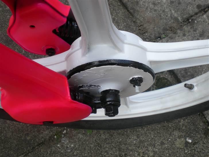 Vespa ciao si - hvide fælge med sort kanter  billede 6