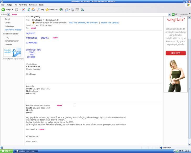 Piaggio Typhoon Tidsmaskine SOLGT billede 20