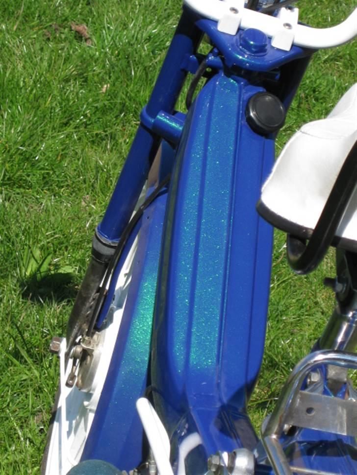 Puch Maxi KL - Her kan man ane det grønlige skær i malingen billede 10