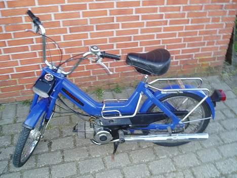 Puch Maxi  "Til Salg" - Her kan man rigtig semin nye udstødning. Den er fandme blevet lækker efter en lille finpudsning billede 5