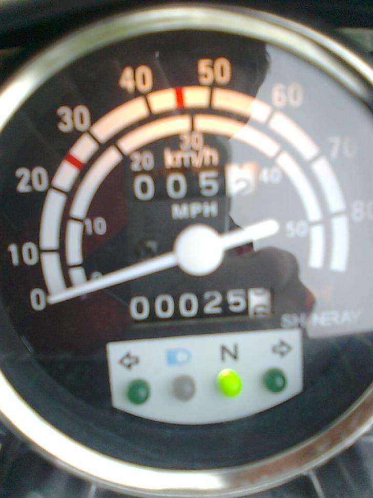 Shineray 30`er knallert (SOLGT) billede 5