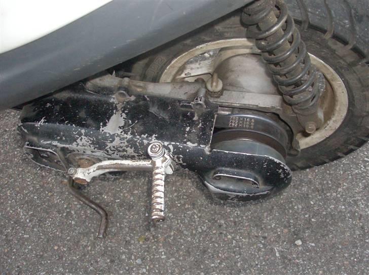 Yamaha jog space FØR! - sådan så den ud da jeg fik den  billede 4