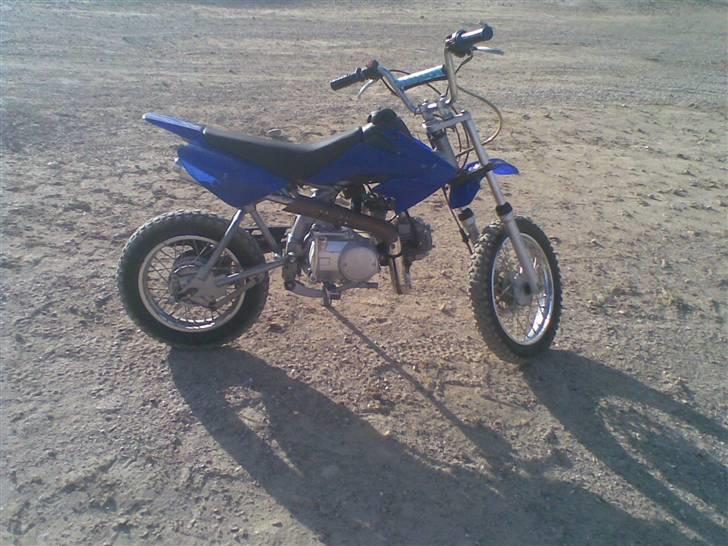 MiniBike dirtbike 125cc smaderet billede 12