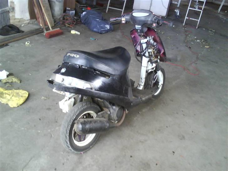 PGO Comet Byttet - kommendene poleret forgaffel på cometen billede 16