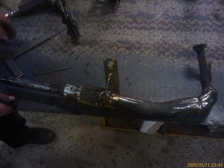 Giantco Sprint Sport ^Projekt^ - forrør... lyddæmper til venstre... sidder nede i forrøret nu.. men kan tages af på 5 min...  billede 14