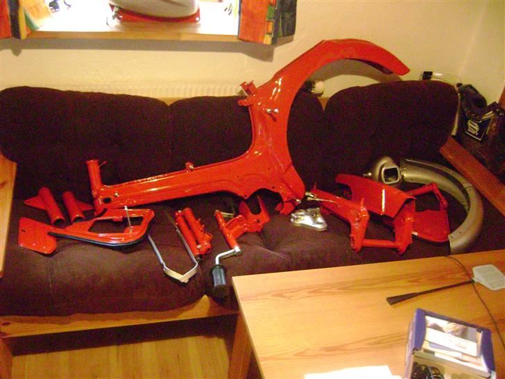 Puch VZ50 PROJEKT - hjemvedt fra maler maj 2009 :D billede 8