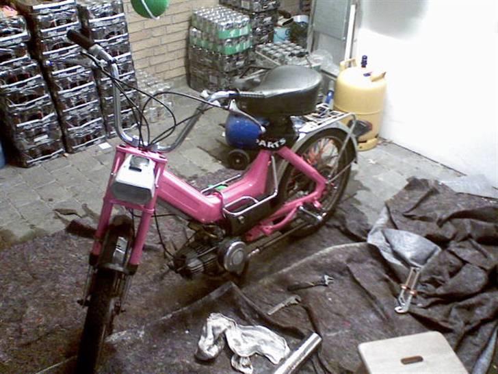 Puch maxi ( Under ombygning ) - sådan så den ud da jeg lige havde købt den:) billede 11