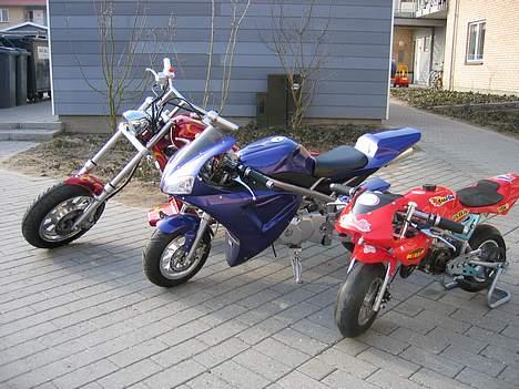 MiniBike har3..1 chopper 1 racing  billede 4