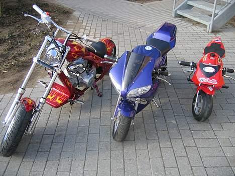 MiniBike har3..1 chopper 1 racing  billede 5