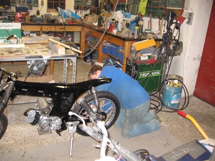 Yamaha FS1 4 Gear :Solgt.! - og så er baghjulet på plads billede 18