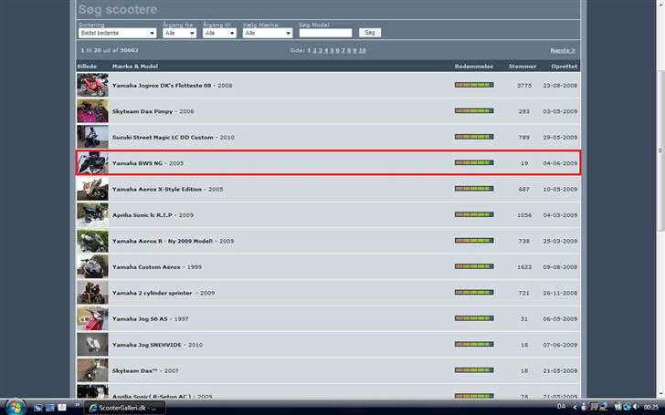 Yamaha BWS NG (BYTTET TIL HOT) - så nåede jeg den 4 bedst bedømt her på scootergelleri :) billede 8