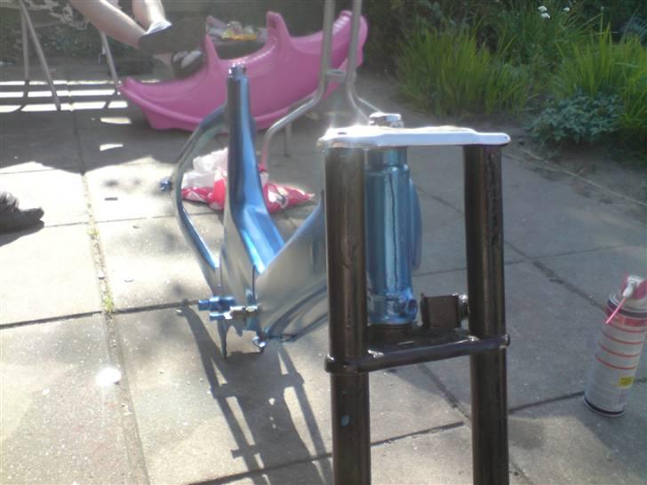 Puch maxi k  - næsten lige der jeg havde fået den malet. billede 15