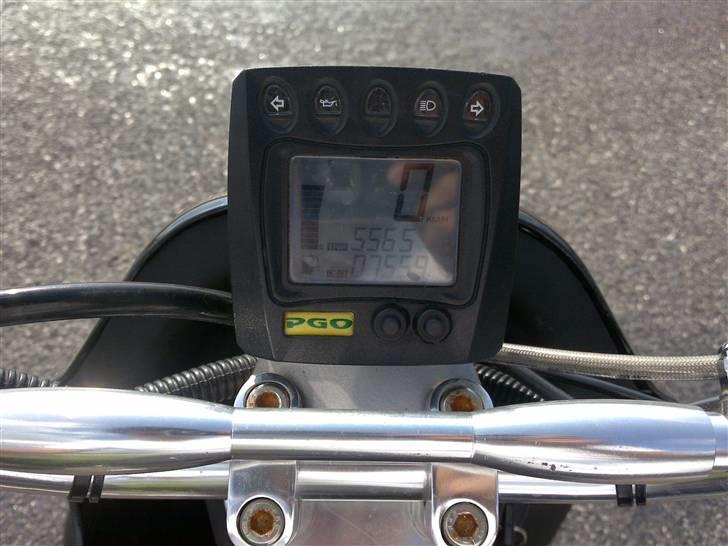 PGO PMX NAKED"Taget af polit" - Digital Speedometer. billede 8