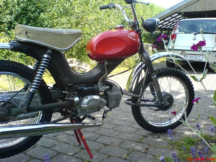 Kreidler Mustang - Forsøgsvis samlet før lakering billede 9