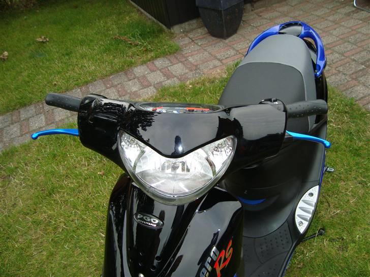 PGO Ligero *Solgt* - Her er mine lækre chrome blå bremsegreb :D billede 3