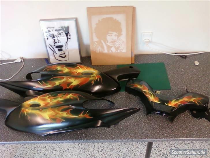 Gilera stalker byttet til storm - lige malet billede 5