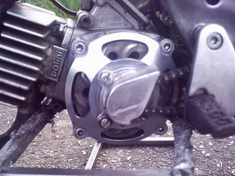 MiniBike Polini 911 solgt! - det er den nye bi-zeta koblingskål og holder ;) og så blank polere kæde skærm :D billede 6