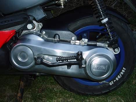 Aprilia Sonic GP (solgt) - Chrom polleret kick starter skjold billede 3