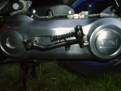 Aprilia Sonic GP (solgt) - Chrom polleret kick starter skjold billede 10