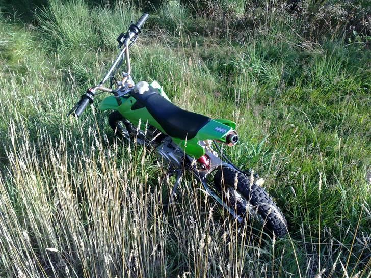MiniBike 124cc dirtbike BYTTET! billede 6