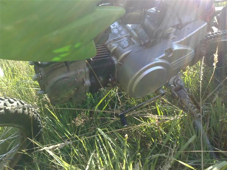 MiniBike 124cc dirtbike BYTTET! billede 9