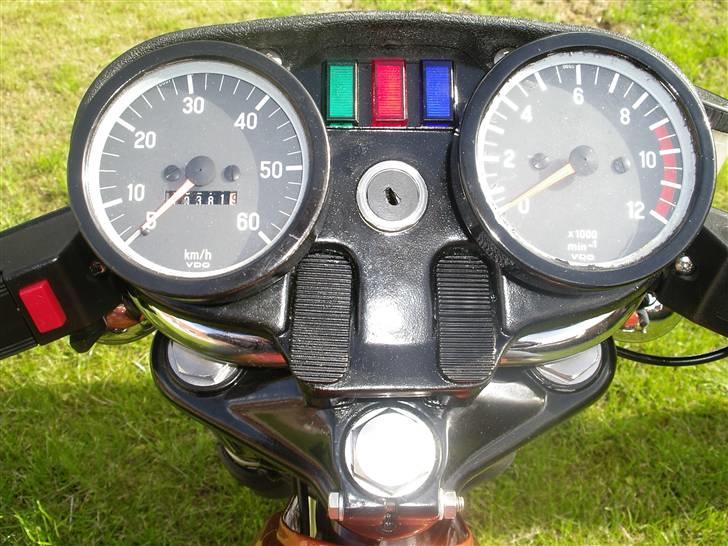 Puch Monza Juvél-"prix" - Cockpittet, der skal anden cockpit på. Et originalt. billede 5