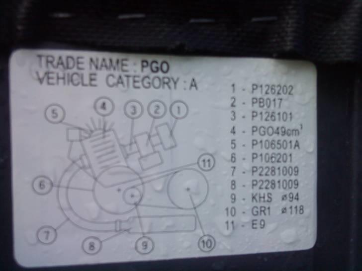 PGO PMX NAKED  SOLGT billede 15