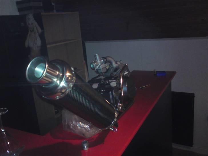 Yamaha 4 gear 125 ccm (PROJEKT) - Så kom motoren endelig. billede 3