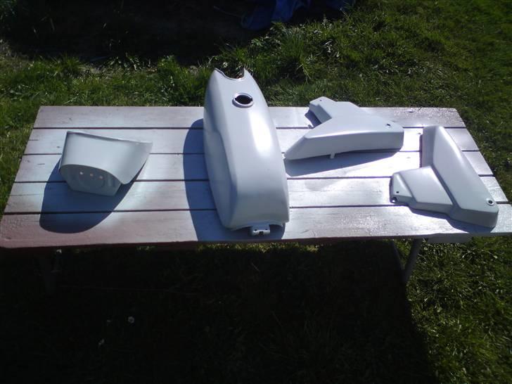 Yamaha 4 gear 125 ccm (PROJEKT) - Så blev delene grundet. billede 7