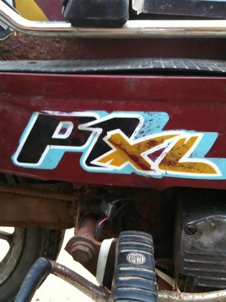 Puch Maxi 2-Gear - Det er en XL model med støddæmpere bagpå og stjernefælge billede 6