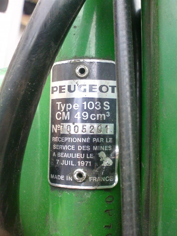 Peugeot 103 S billede 5
