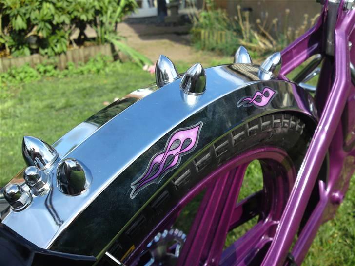 Puch Maxi p - Bagskærm forkortet og stylet lidt op. billede 10