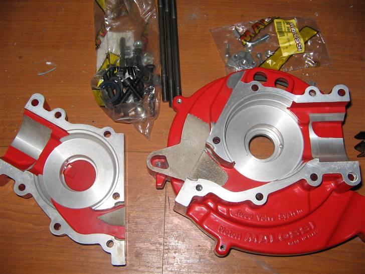 Vespa ciao big D.E.P.S.47MM MHR - org malossi reed valve engine racing red. billede 12