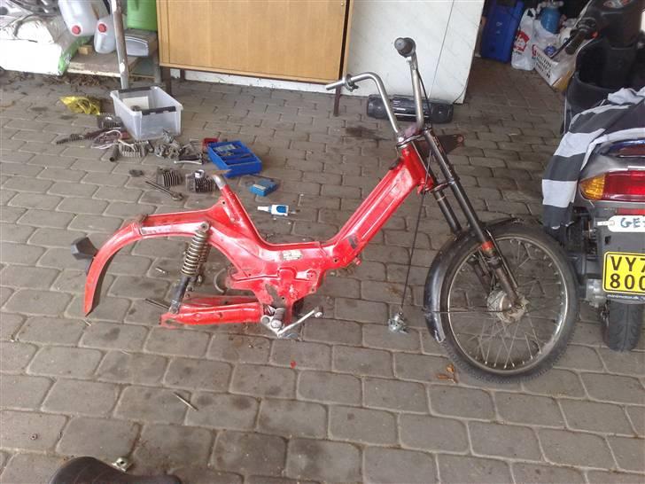 Puch maxi 2 gear  tilsalg - så fik jeg et orginalt 2-gear stel på. med puch-k forgafel. billede 12