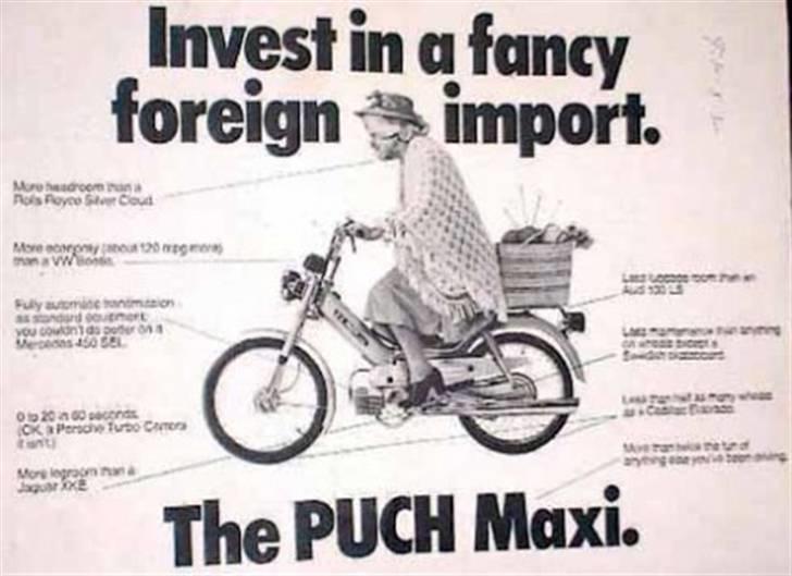 Puch maxi k-model (TØSEN) - mormor xD billede 5