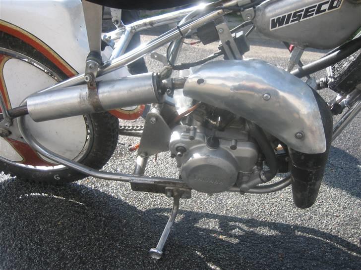Yamaha 85 cc. speedway maskine. - speedway udstødning billede 6