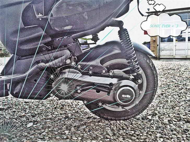 Aprilia sonic  SOLGT billede 7