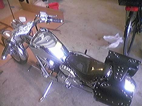 MiniBike Chopper - Færdig samlet billede 4