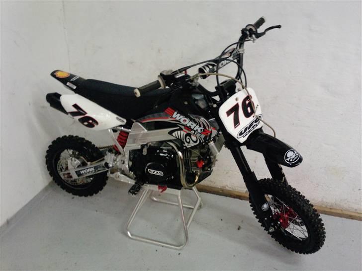MiniBike PITBIKE WORKZ WFA SOLGT  - workzen med ny motor og nyt bagdæk og nye håndtag. billede 20