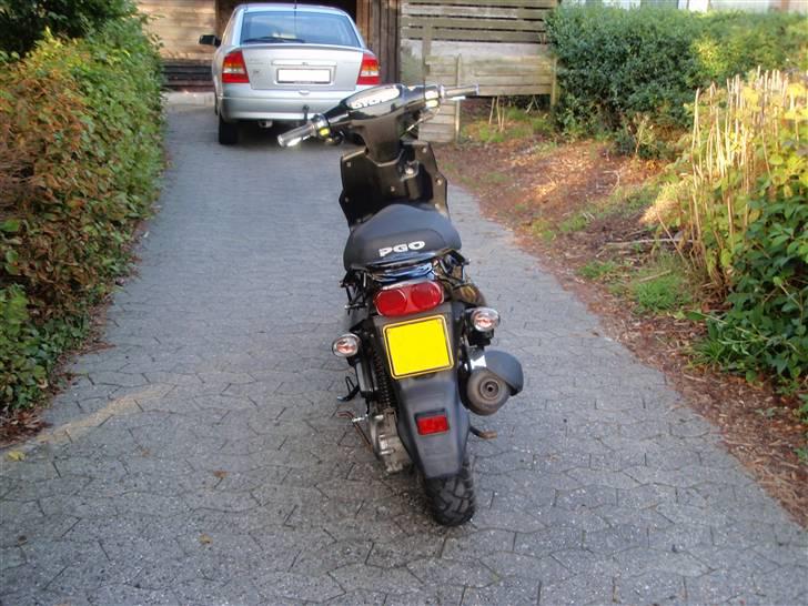 PGO Hot 50 Black/Chrome SOLGT billede 3