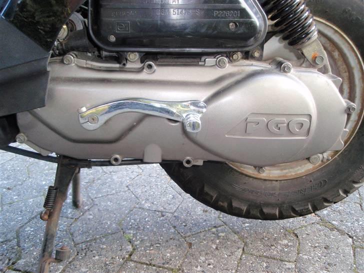 PGO Hot 50 Black/Chrome SOLGT billede 6