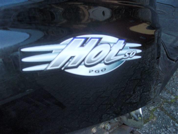 PGO Hot 50 Black/Chrome SOLGT billede 14