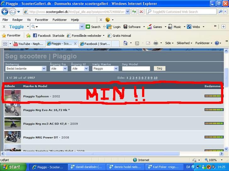 Piaggio Typhoon ( SOLGT ) billede 15