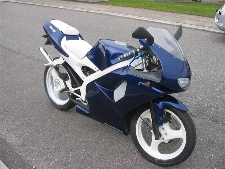 Aprilia RS 50 Blue/white Solgt billede 2