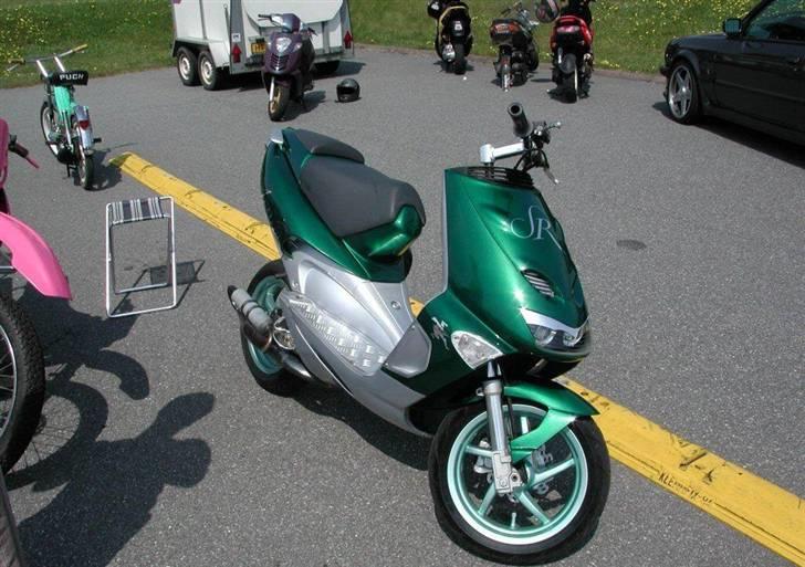 Aprilia SR70 EVO - 17,41 HK - Varde scooterweekend (nu med evo udstødning samt K&N filter og OR kit.  billede 2