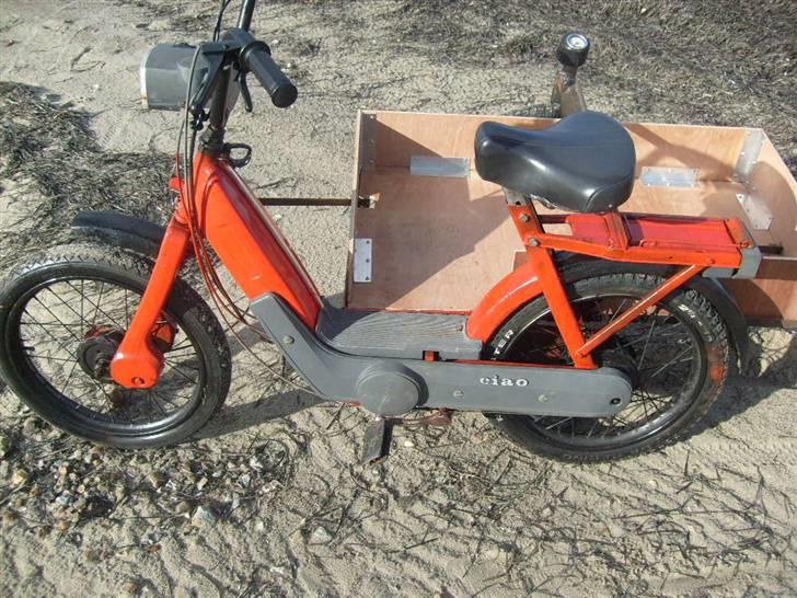 Vespa ciao med sidevogn billede 10